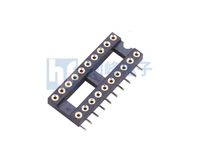 2.54MM H=3.0 15.24排間距 圓孔IC母座